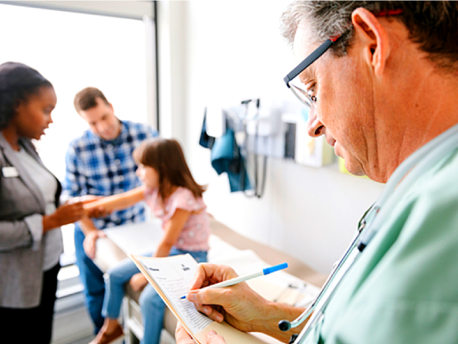 person reading whitepaper