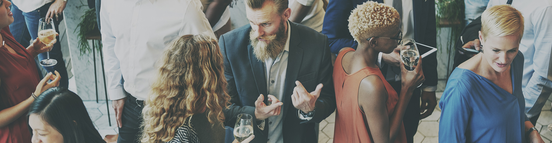 Group of people talking